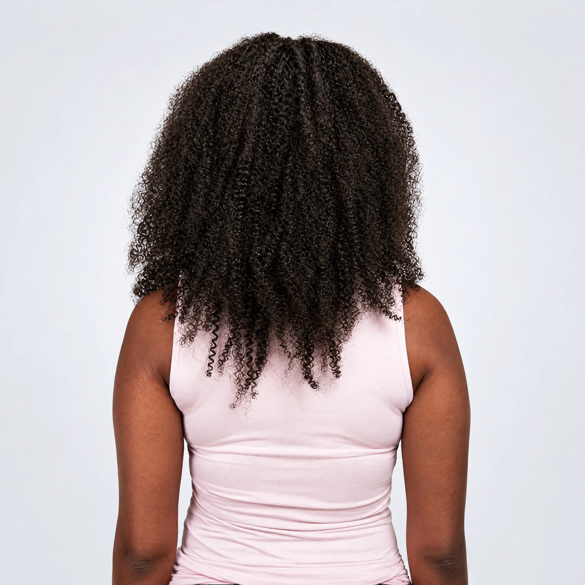Luxury Peruk Äkta Hår – Kinky, Lace Closure