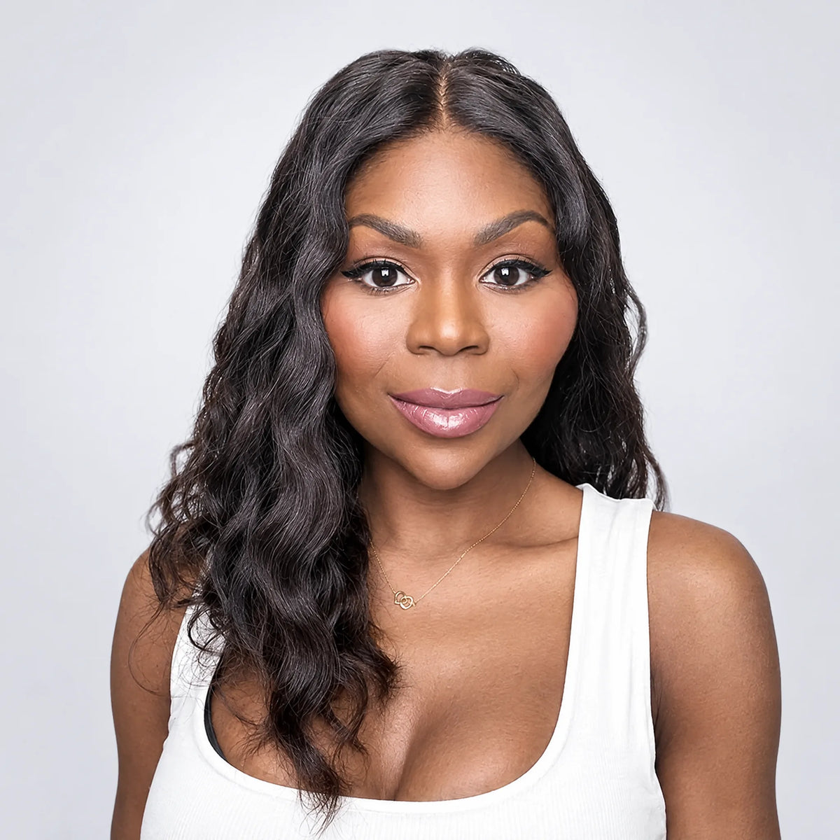 Luxury Peruk Äkta Hår – Lockig, Lace Closure