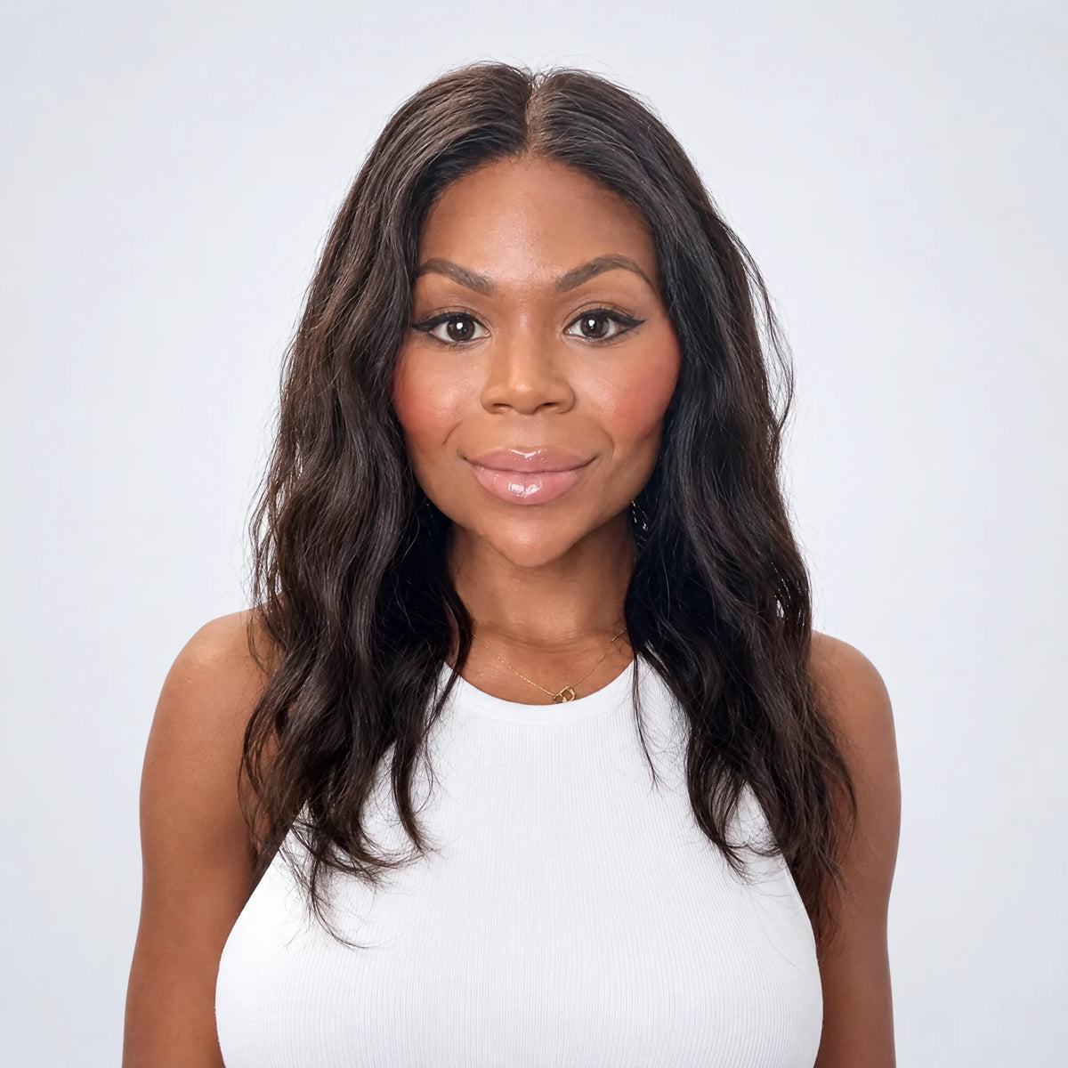Luxury Peruk Äkta Hår – Vågig Bob, Lace Closure