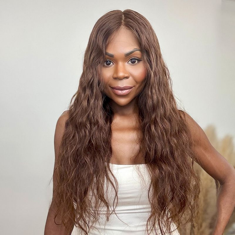 Luxury VÅGIG Lace Peruk - Fairwithhair