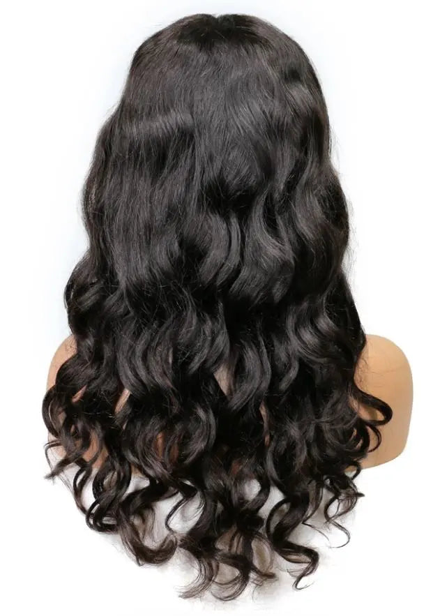 Luxury Vågig Lace Peruk äkta hår - Fairwithhair