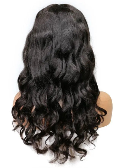Luxury Vågig Lace Peruk äkta hår - Fairwithhair