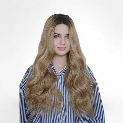 Molly värmetålig syntetperuk T lace 50 cm - Fairwithhair