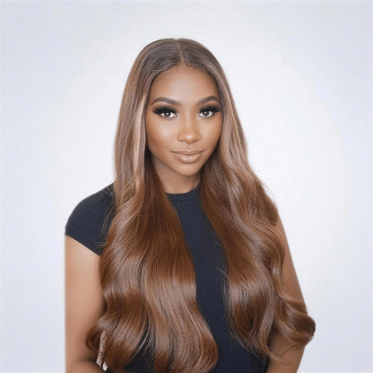 Molly Vegan Syntetisk Peruk – Lace Front – Chocolatemix