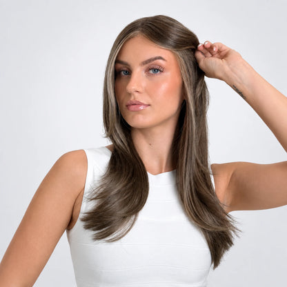 Noelle Vegan Syntetisk Peruk – Mono Top