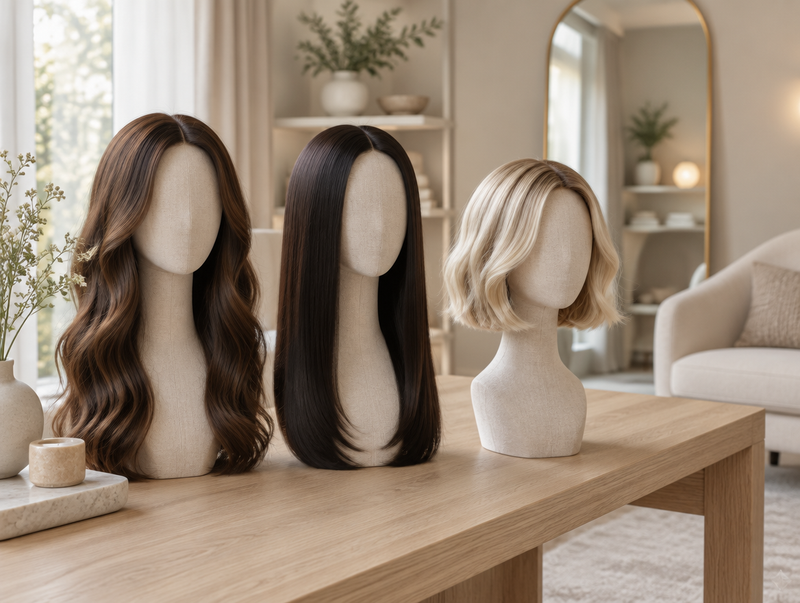 Peruker i äkta hår hos Fairwithwigs