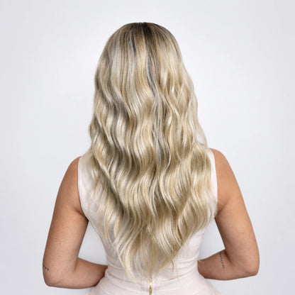 Signe Vegan Syntetisk Peruk – Mono Part, Blond