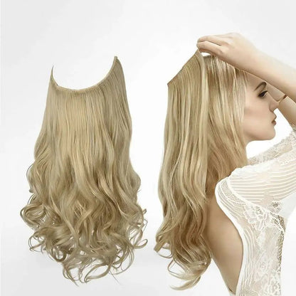 Vegan Halo – Vågig utan clips – Fairwithhair