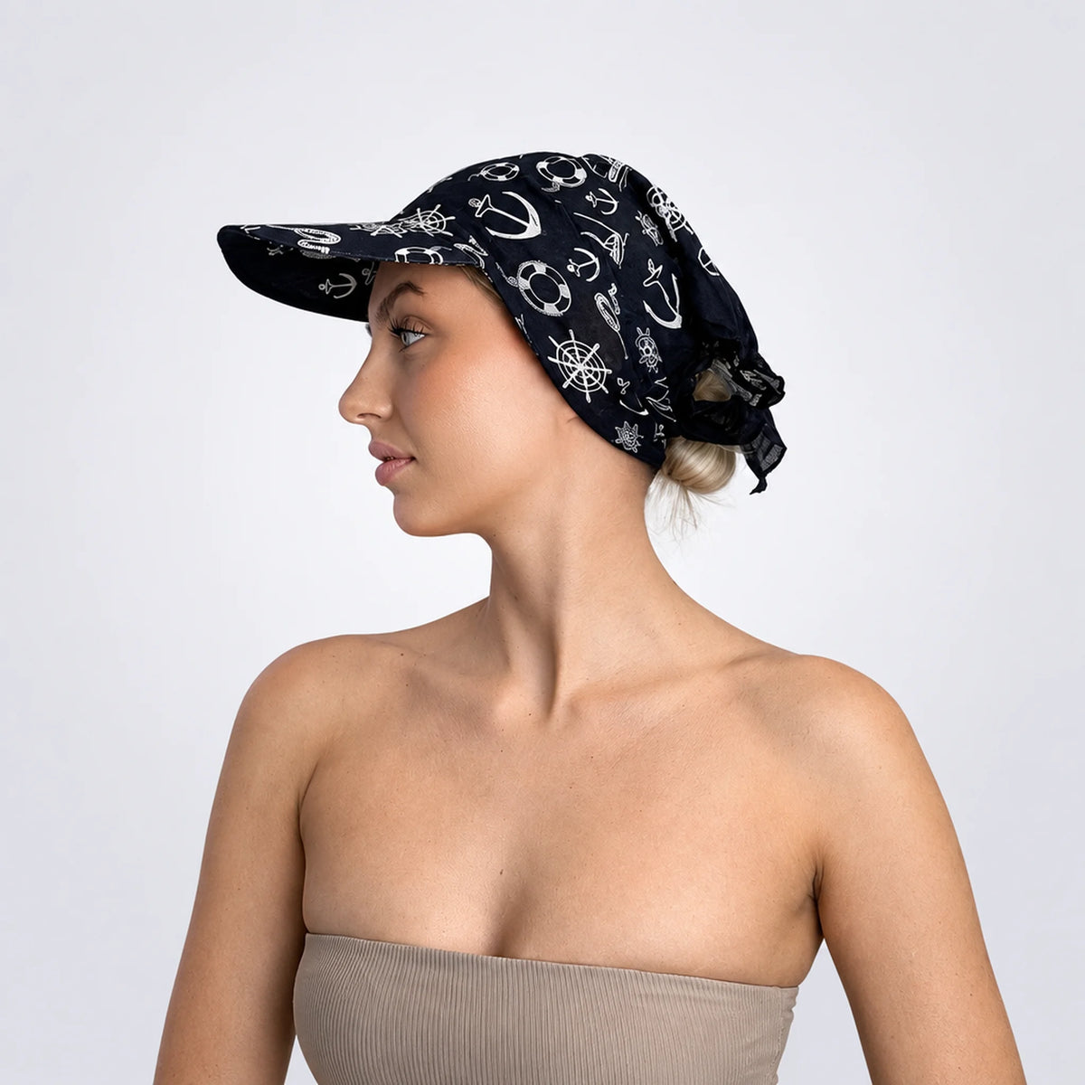 Sommarkeps med solskydd