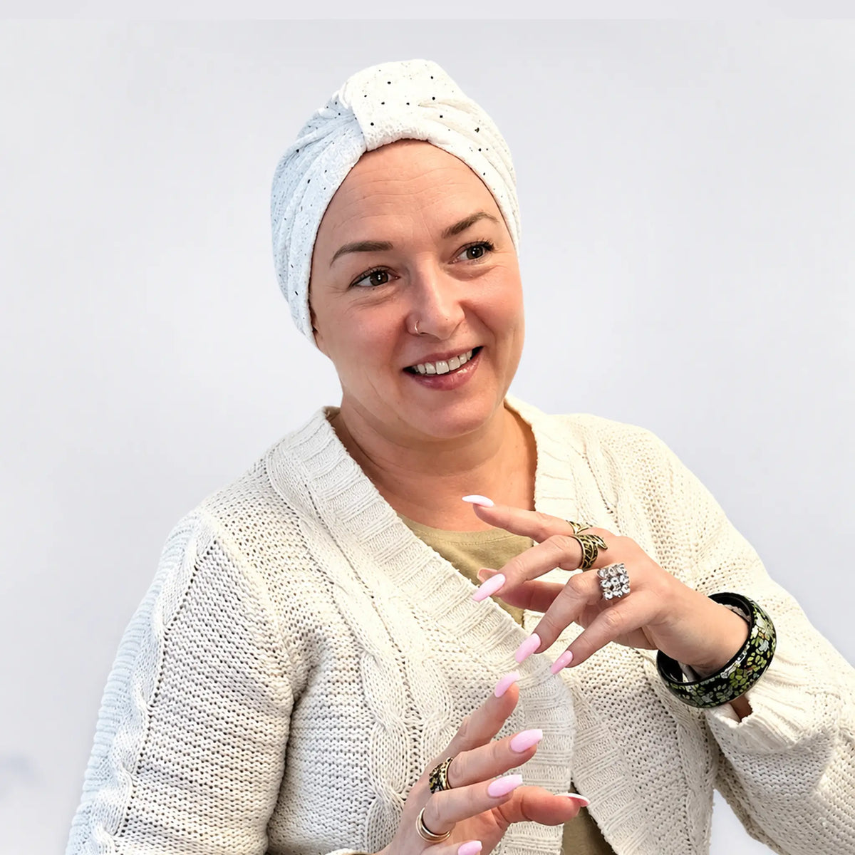 Turban Christine – vit