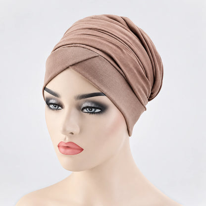 Turban lång sjal – khaki