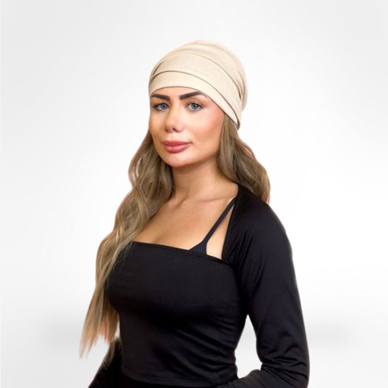 Turban med volanger