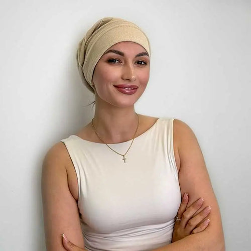 Turban med volanger
