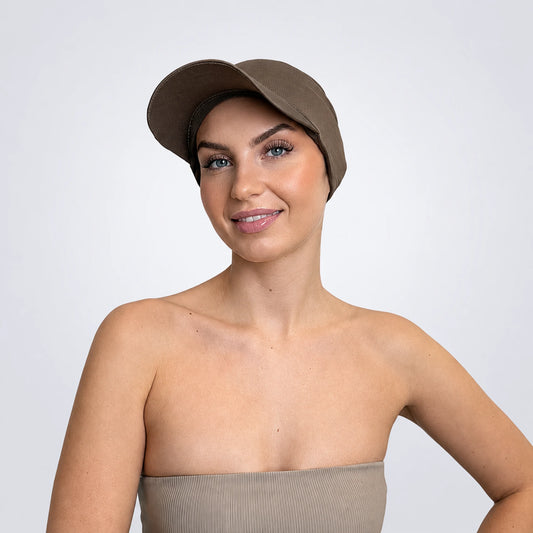 Turban Nora – mjuk turban med keps