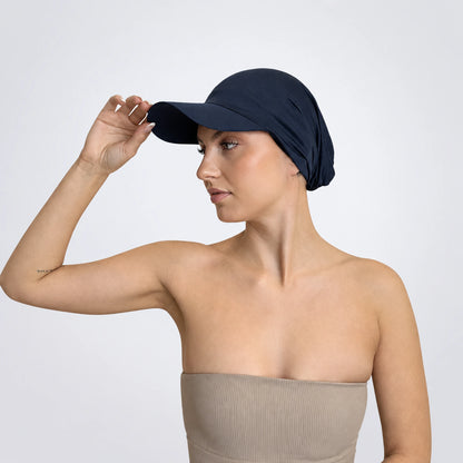 Turban Nora – mjuk turban med keps