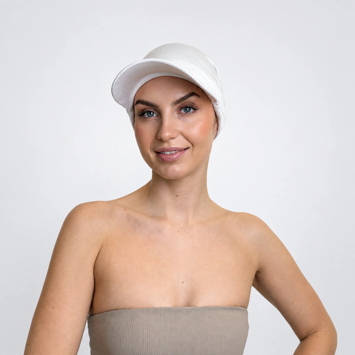 Turban Nora – mjuk turban med keps
