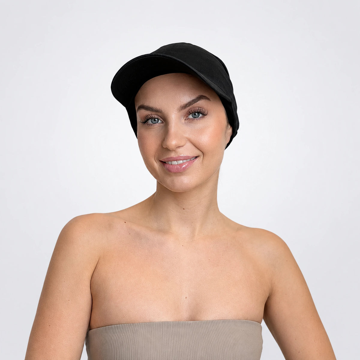 Turban Nora – mjuk turban med keps