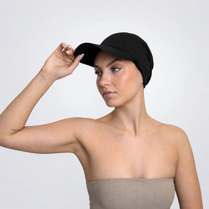 Turban Nora – mjuk turban med keps
