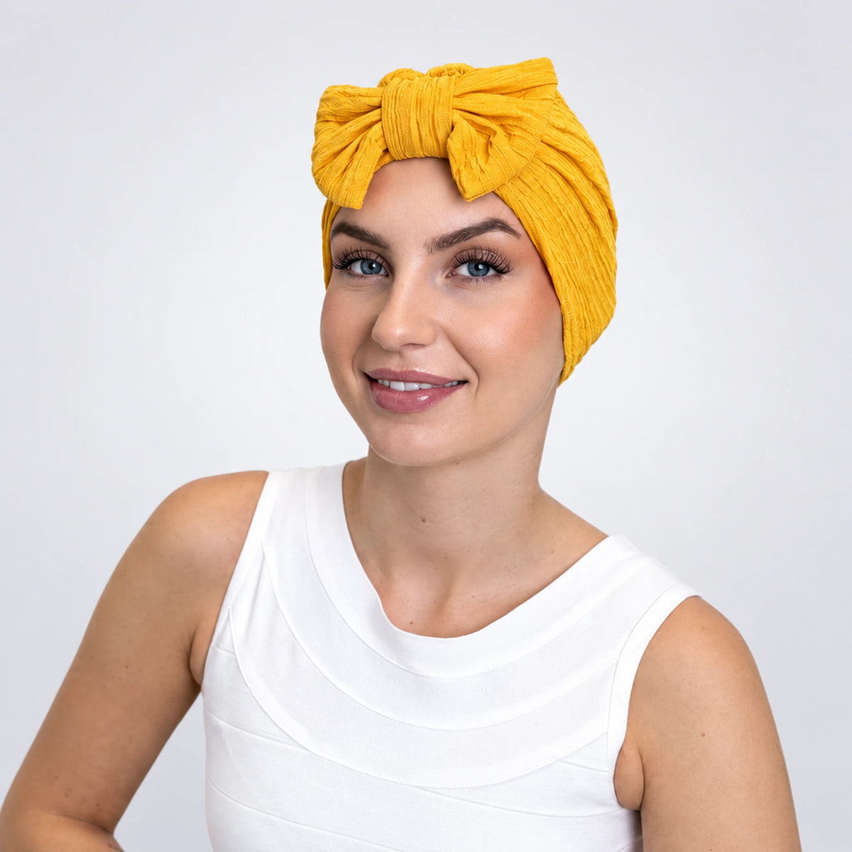Turban Rosett – gul