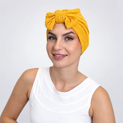 Turban Rosett – gul