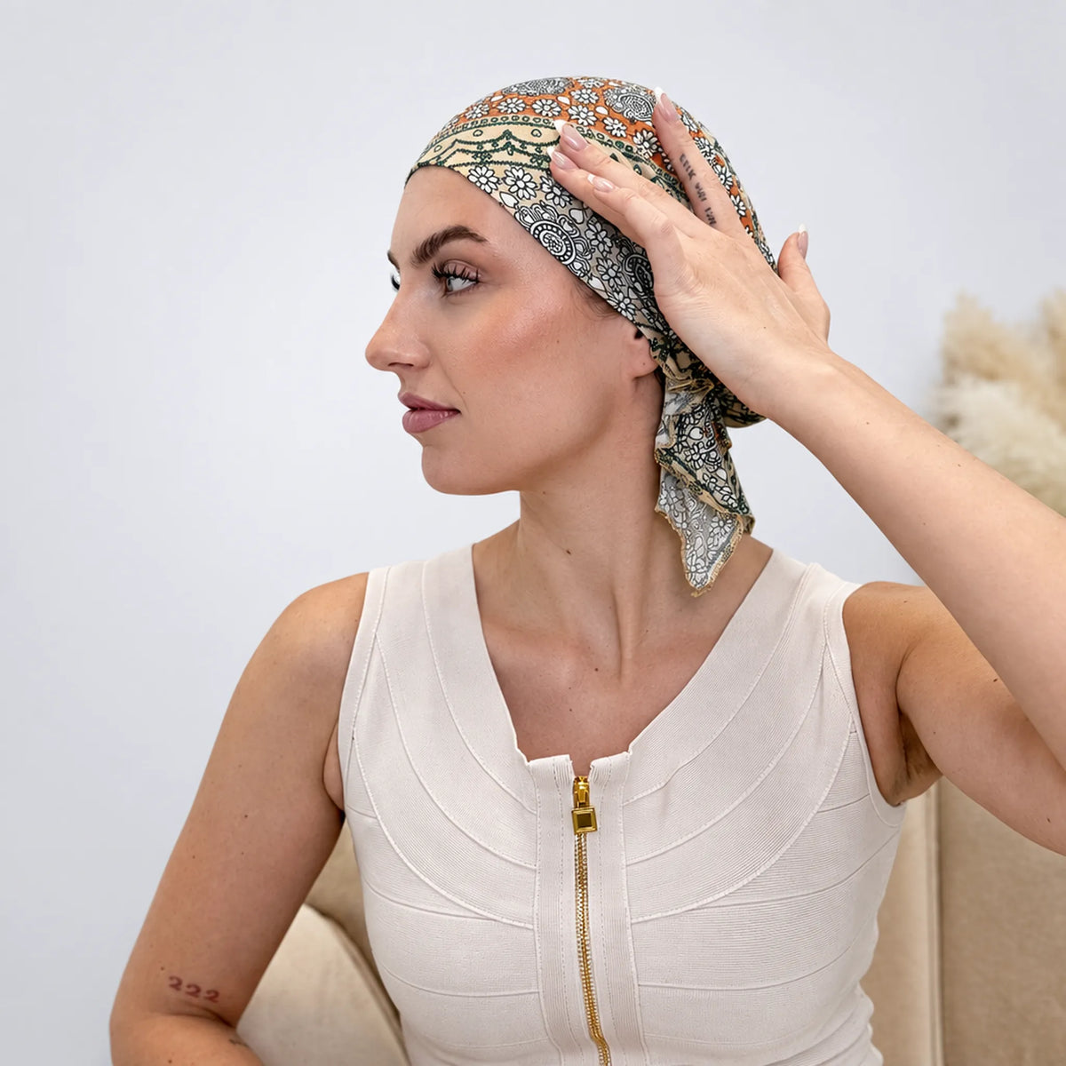 Turban Spirit – mjuk heltäckande huvudbonad