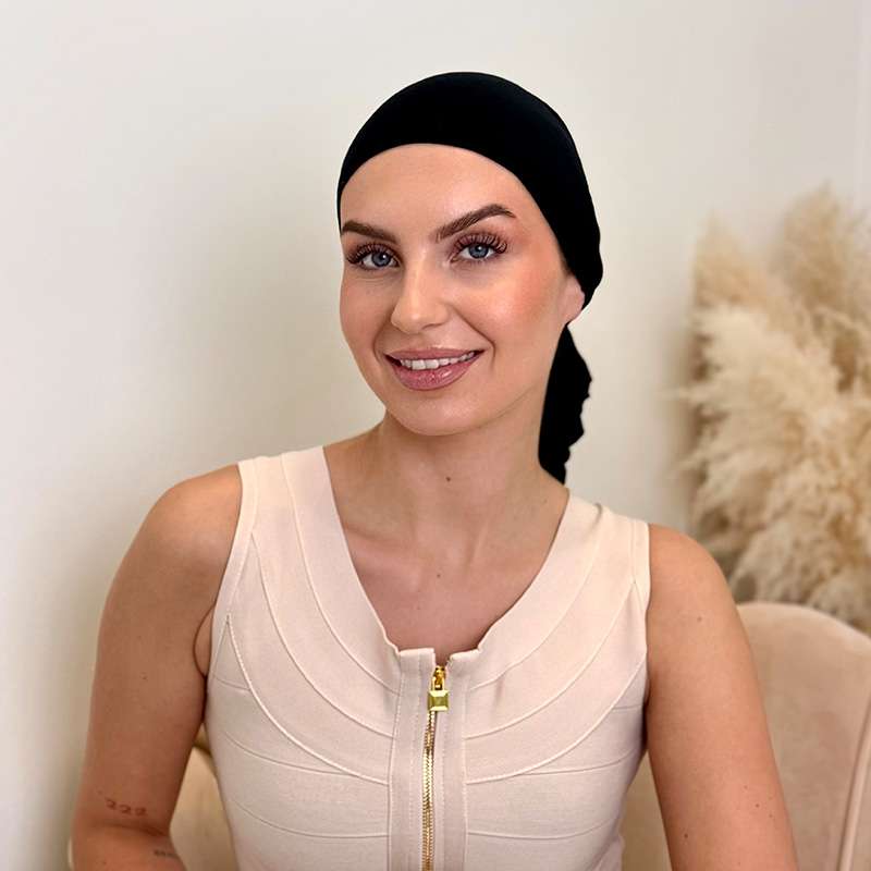 Turban Spirit – mjuk heltäckande huvudbonad - Fairwithhair