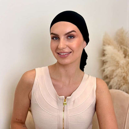 Turban Spirit – mjuk heltäckande huvudbonad - Fairwithhair