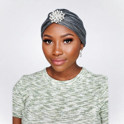 Turban Yolanda – silver
