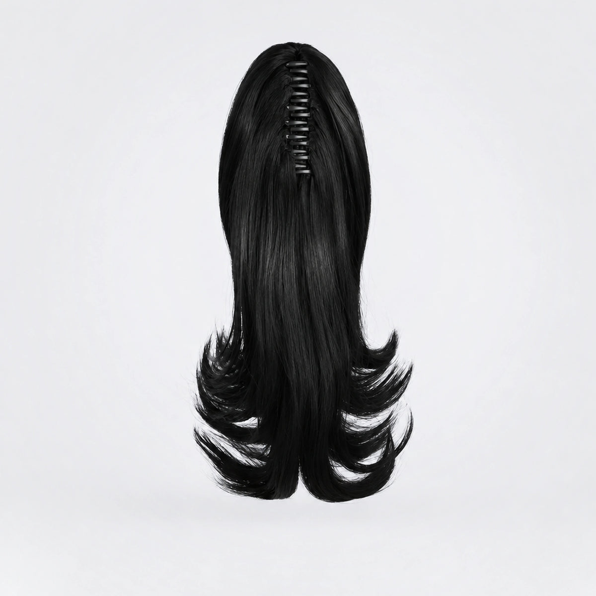 Vegan Ponytail – Kort Rak, färg 1B