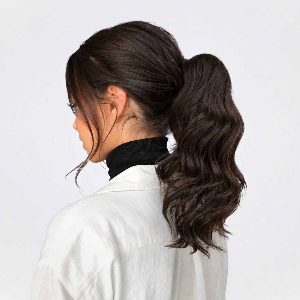 Vegan Ponytail – Kort Vågig