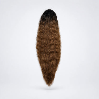 Vegan Ponytail – Krullig, färg 1BTT27 - Fairwithhair