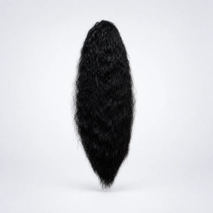Vegan Ponytail – Krullig, färg 2 - Fairwithhair
