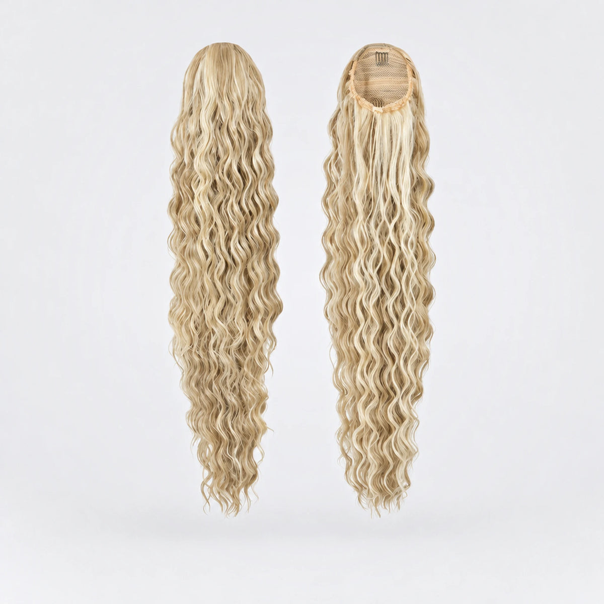 Vegan Ponytail – Lockig, Dirty Blonde