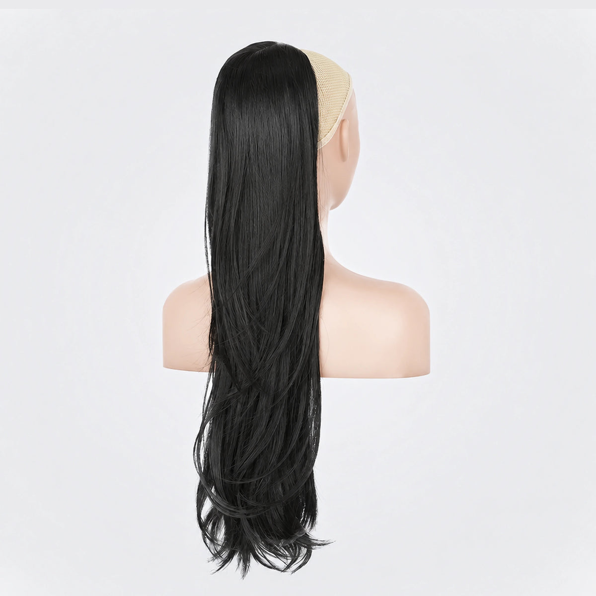 Vegan Ponytail – Rak, färg 1B