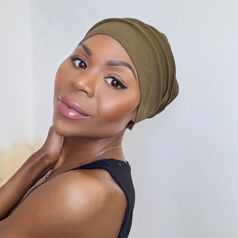 Turban med volanger