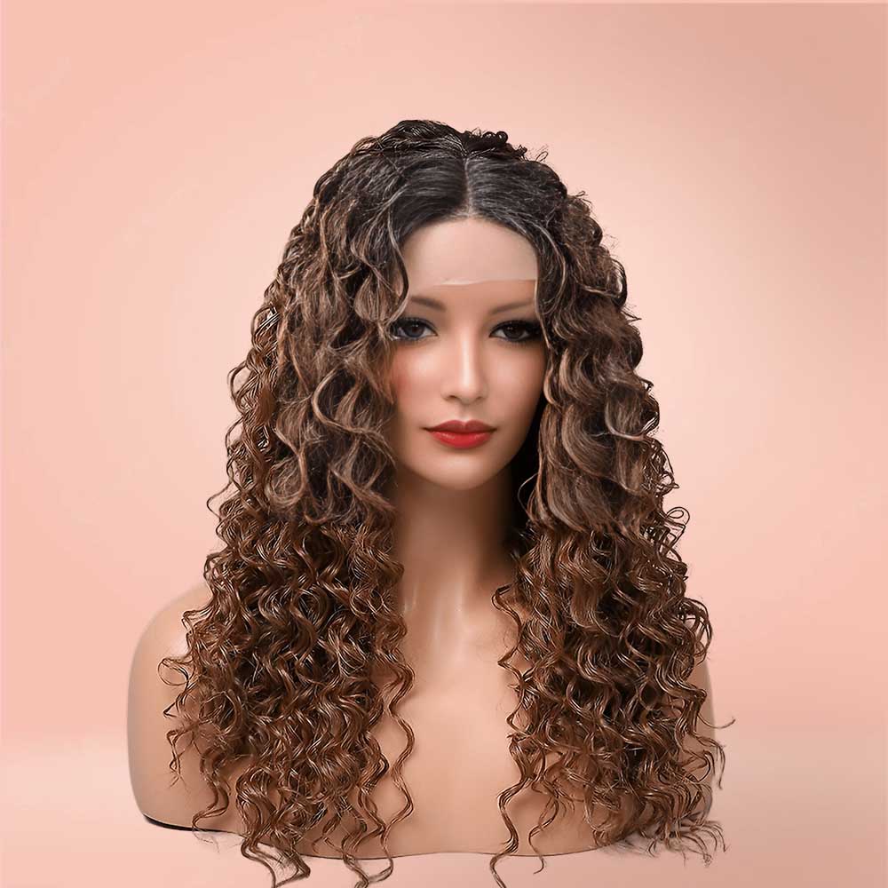 Zendaya – Hitzebeständige synthetische Spitzenperücke – 50 cm 